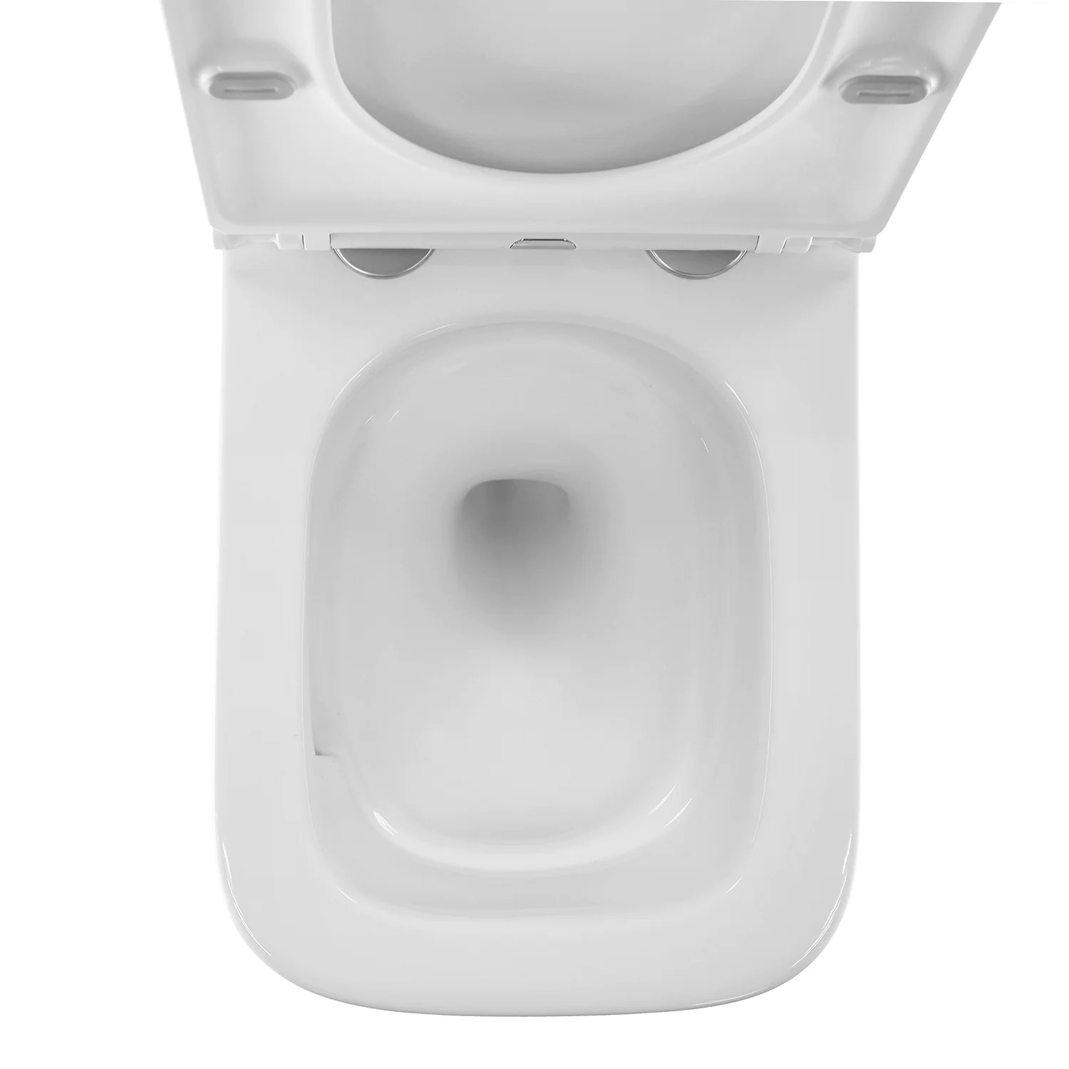 Унитаз подвесной Azario PRO 340х490х350 безободковый, слив «скрытое Торнадо», в комплекте с быстросъемным сидением микролифт (PRO-002 UQ3) — фото №7