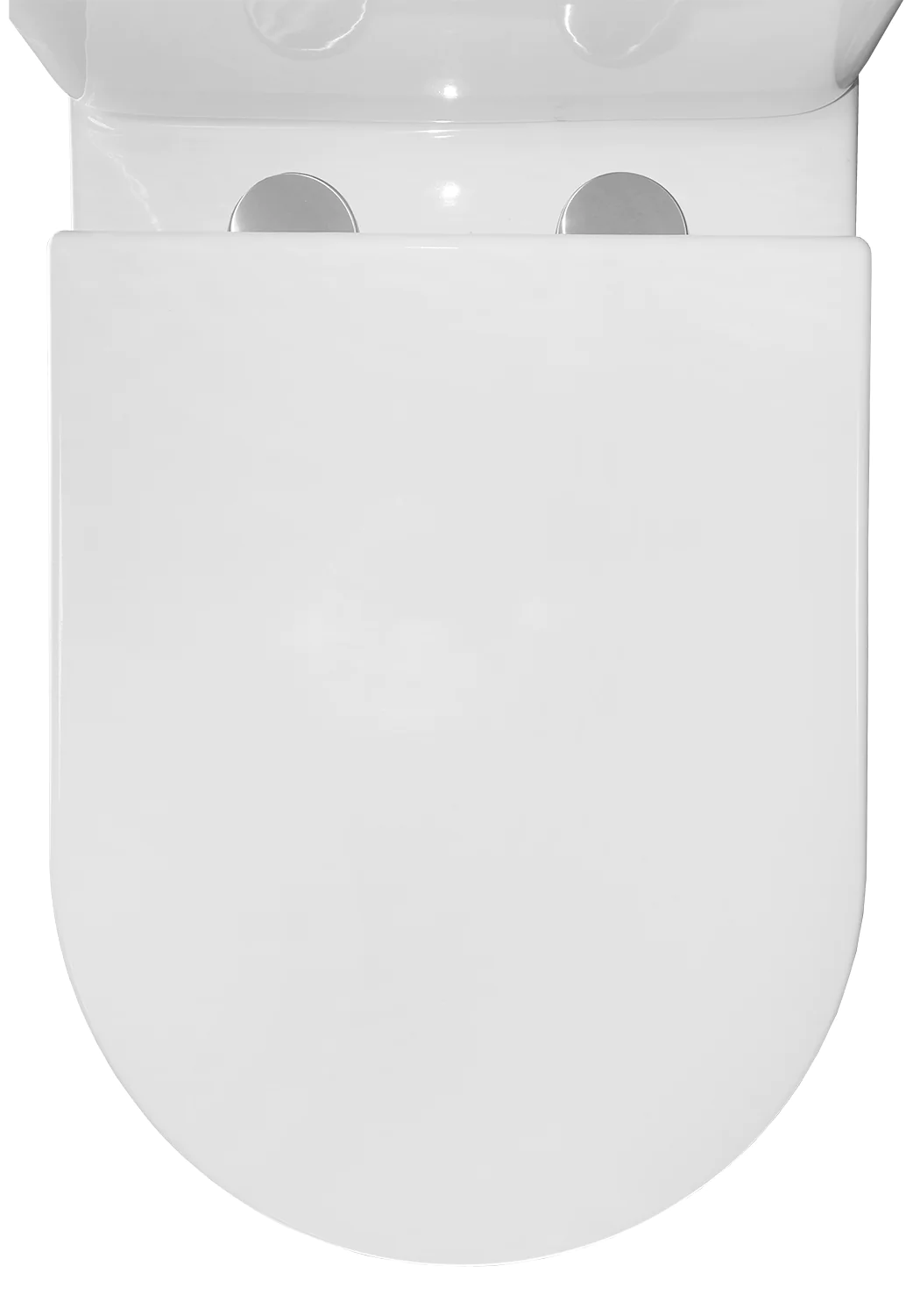 Унитаз-компакт Azario RIANO 355х620х790 напольный, безободковый, слив «Торнадо» с быстросъемным сиденьем «Микролифт» (AZ-1307A) — фото №9