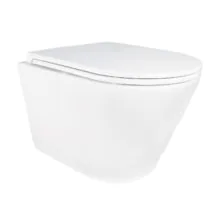 Унитаз подвесной Azario SONGO 360х520х365 безободковый, система смыва «Скрытое Торнадо», с быстросъемным сиденьем «Микролифт» (AZ-5180T-WHT)