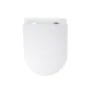 Унитаз подвесной Azario BLISS 360х485х365 безободковый, система смыва «Скрытое Торнадо», с быстросъемным сиденьем «Микролифт» (AZ-5179T-WHT) — фото №2
