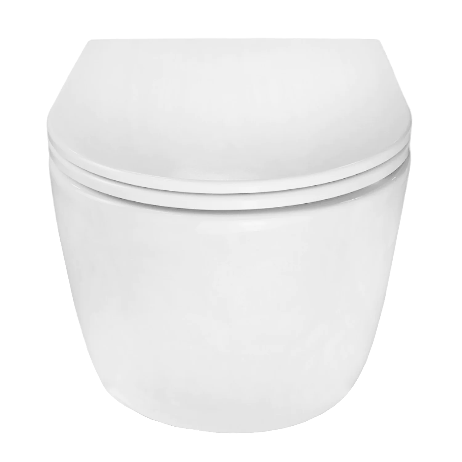 Унитаз подвесной Azario SERENATA 360х485х35 безободковый, система смыва «Скрытое Торнадо», с быстросъемным сиденьем «Микролифт» (AZ-5101T-WHT) — фото №3