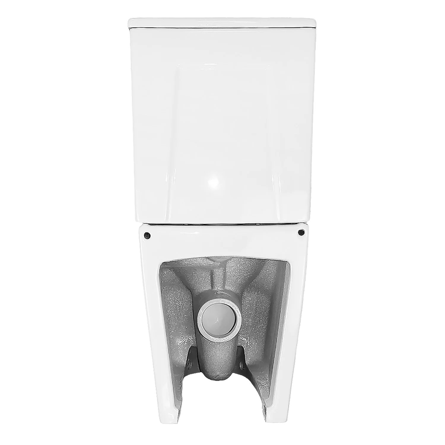 Унитаз-компакт Azario LANDER 350х630х795 напольный, безободковый, слив «Торнадо» с быстросъемным сиденьем «Микролифт» (AZ-1257A) — фото №13