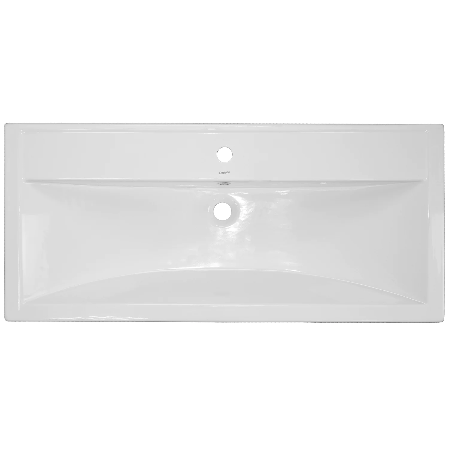 Комплект Тумба Azario KANTRI 100/2Н 1005х455х870 напольная, с раковиной Фостер 100, белый глянец (CS00097259) — фото №6