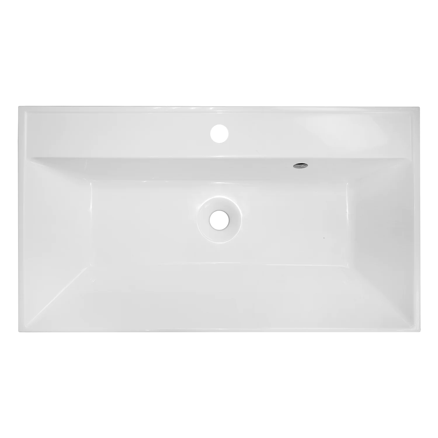 Комплект Тумба Azario LAURA 80/1 800х450х455 подвесная, с раковиной CLASSIK 80, белый глянцевый, фурнитура золото (CS00104009) — фото №7