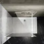Душевая перегородка Azario Walk-in 1200х1950 рифленое стекло 8 мм, профиль графит матовый (AZ-251-120-MGR-CRF) — фото №3