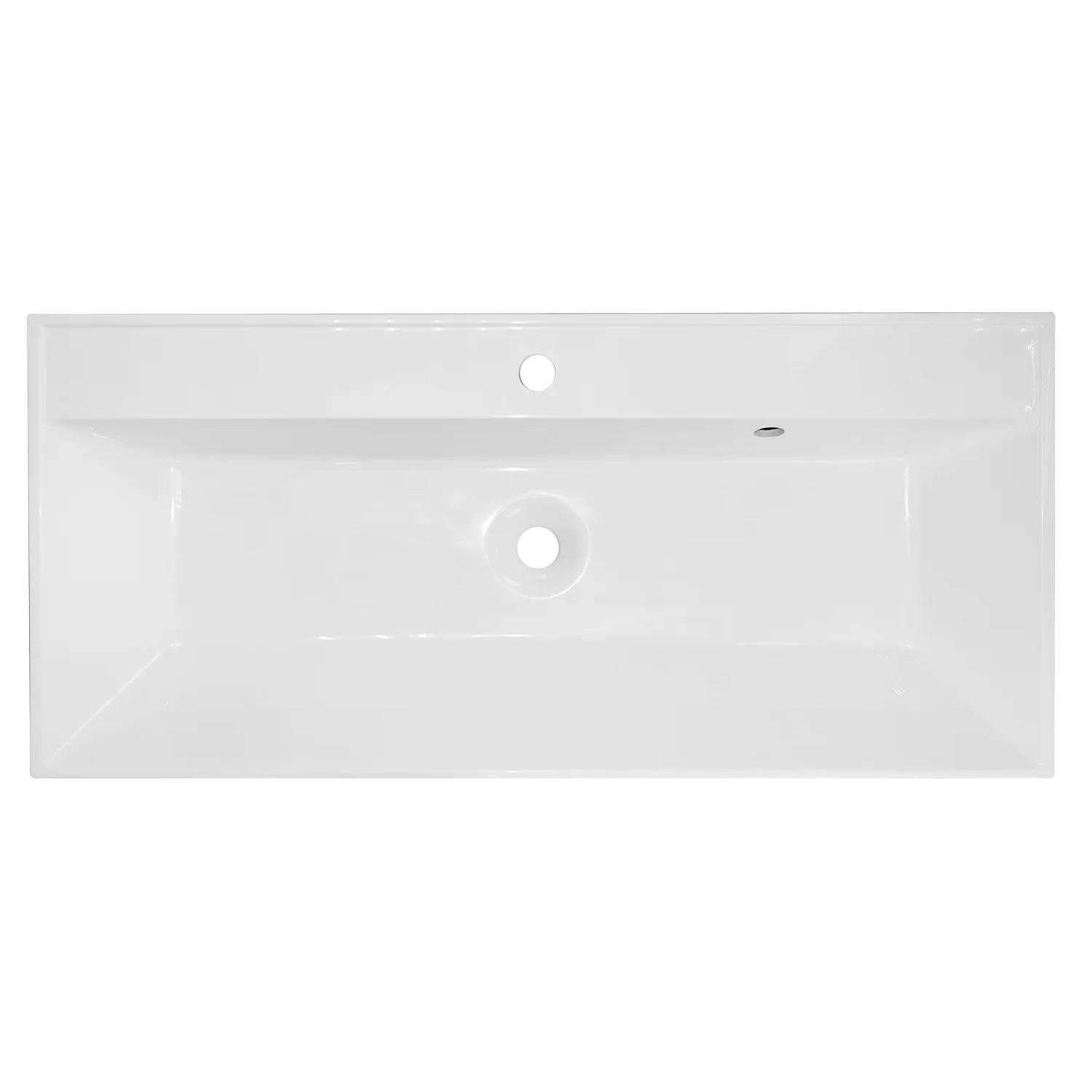 Комплект Тумба Azario ARMARIO 100/2 1000х450х585 подвесная, с раковиной CLASSIK 100, белый глянцевый (CS00096974) — фото №5