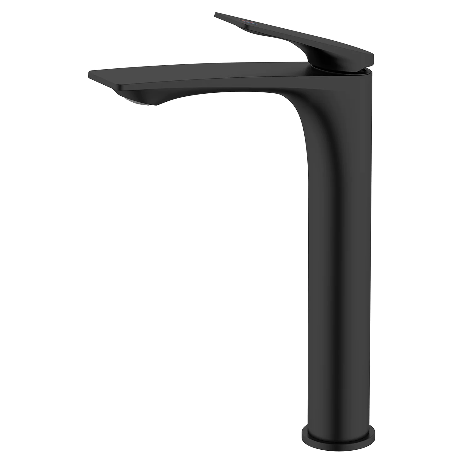 Cмеситель для раковины-чаши Azario Lursy высокий, керамический картридж, черный матовый (AZ-K9049B) — фото №1