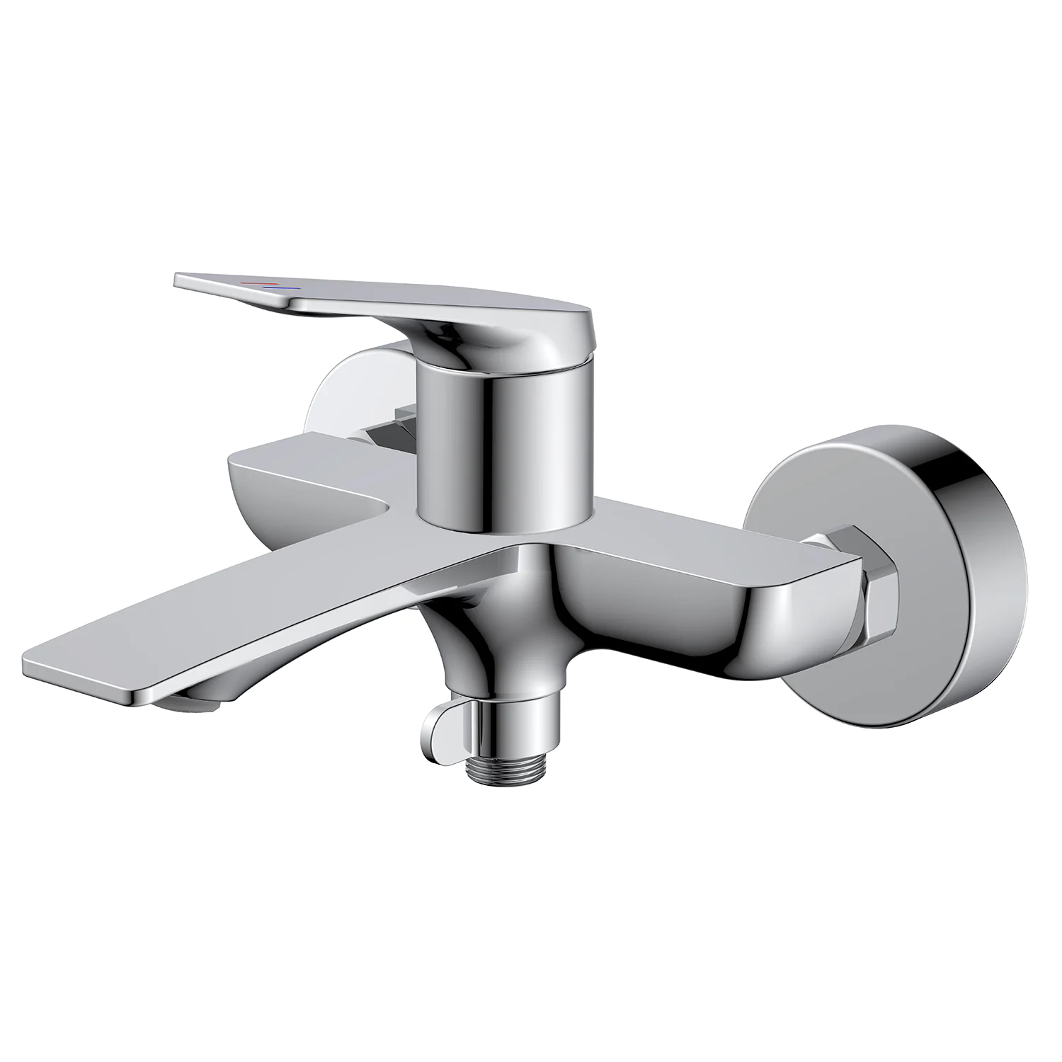 Смеситель для ванны Azario Lursy с ручным душем, керамический картридж, шланг 150 см, хром (AZ-K3049) — фото №2