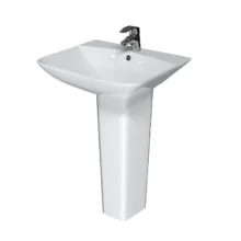 Раковина Azario SETA 560х470х830 на пьедестале, белый (AZ-5002)