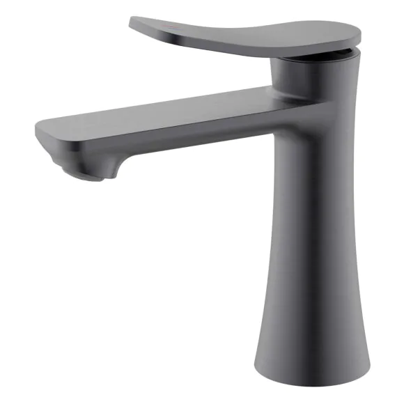 Cмеситель для раковины Azario Escaro керамический картридж, графит (AZ-K1074GR)