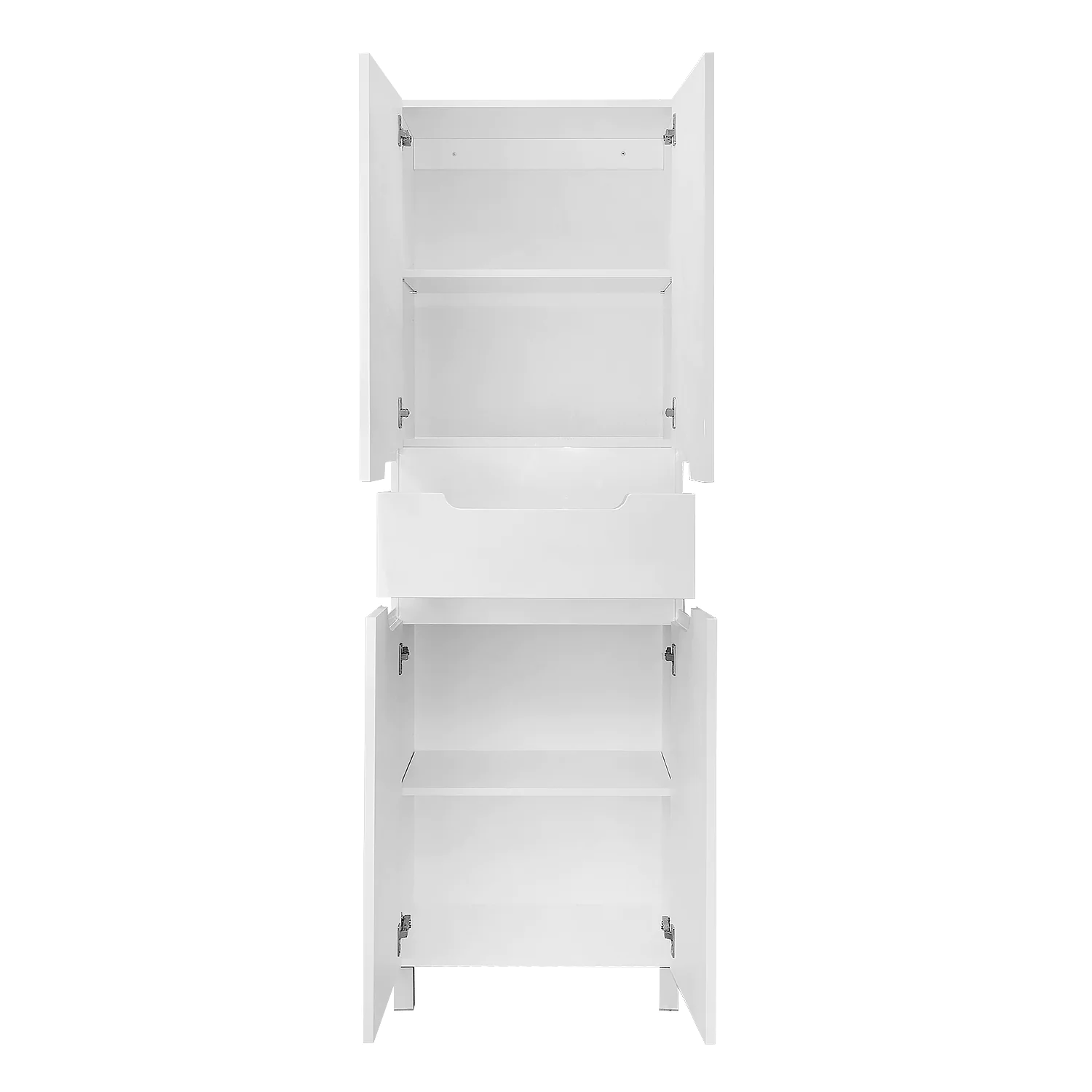 Пенал напольный Azario KANTRI 60/1 600х30х1900, белый глянец (CS00097266) — фото №4