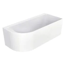 Ванна акриловая Azario Mist B 1700x750x600 пристенная, правосторонняя, в комплекте с сифоном и металлической рамой (AZ-8649-B-1.7)