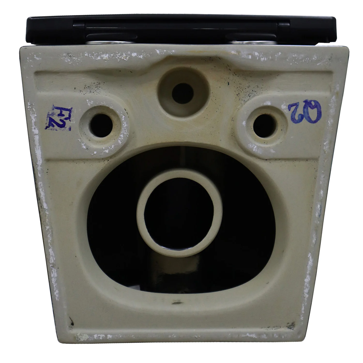 Унитаз подвесной Azario Grado 370х490х360 безободковый, слив «Скрытое Торнадо», с быстросъемным сидением микролифт, черный матовый (AZ-0046-UQ3-MB) — фото №13