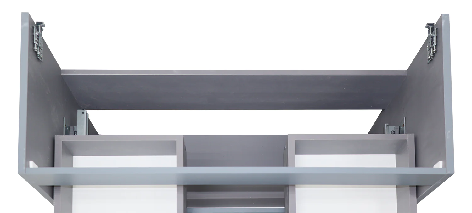 Комплект Тумба Azario VITA 90 900х450х550 подвесная, с раковиной CLASSIK 90, серый матовый (CS00104258) — фото №5