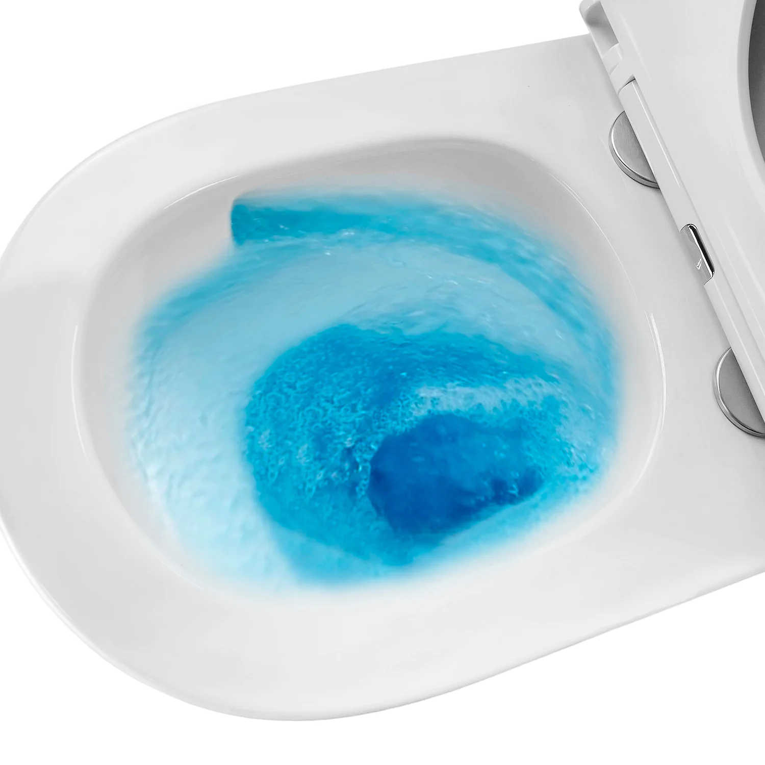 Унитаз подвесной Azario SERENATA 360х485х35 безободковый, система смыва «Скрытое Торнадо», с быстросъемным сиденьем «Микролифт» (AZ-5101T-WHT) — фото №7