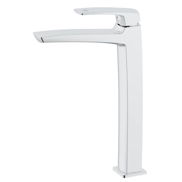 Смеситель для раковины-чаши Azario Conda высокий, керамический картридж, хром (AZ-K9011)