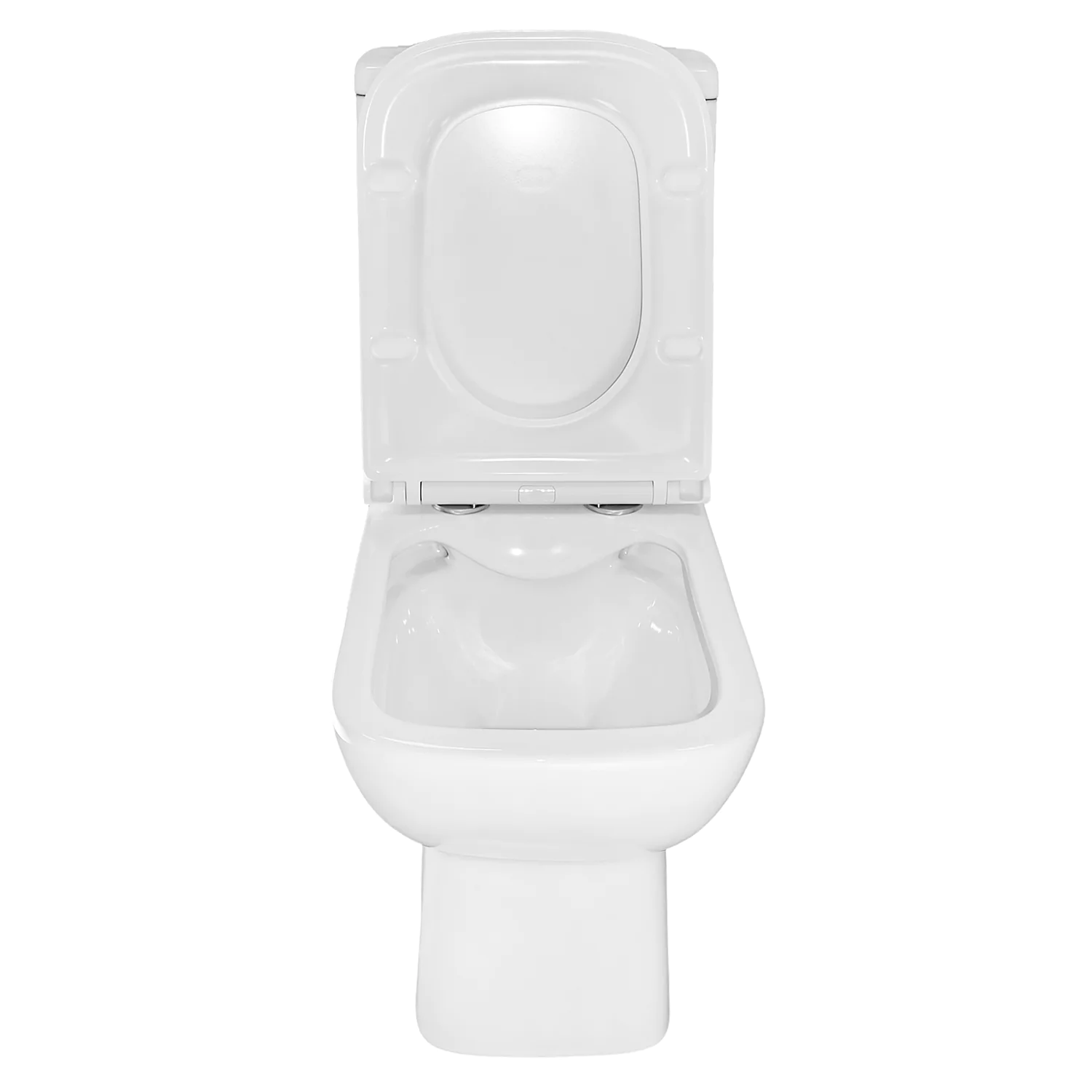 Унитаз-компакт Azario VARO 365х615х805 напольный, безободковый,с быстросъемным сиденьем Микролифт, дюропласт (AZ-2171-1) — фото №5