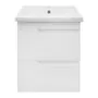 Комплект Тумба Azario KANTRI 50/2 500х400х650 подвесная, с раковиной Фостер 50, белый глянец (CS00097246) — фото №3