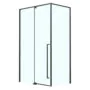 Душевое ограждение Azario MALE 1000х1000х1950 прозрачное стекло 6 мм, профиль черный матовый (AZ-J50-100-MB-CL)