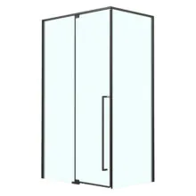Душевое ограждение Azario MALE 1200х800х1950 прозрачное стекло 6 мм, профиль черный матовый (AZ-J50-12080-MB-CL)