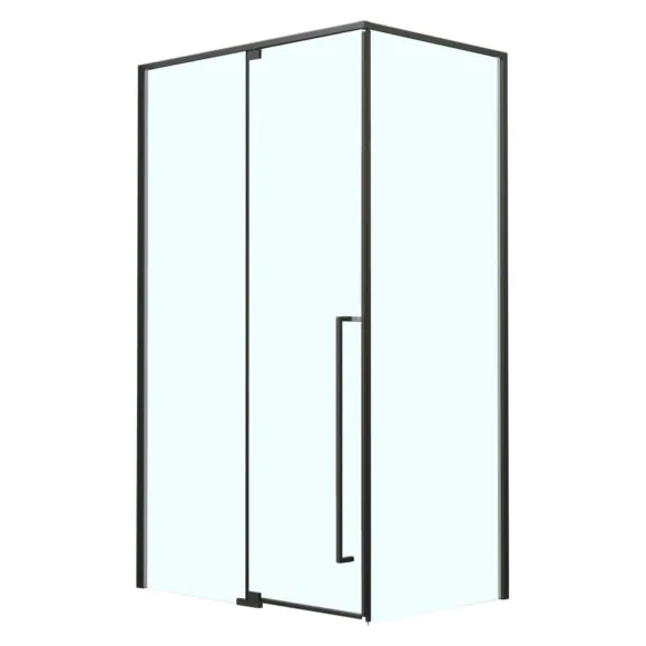Душевое ограждение Azario MALE 1200х900х1950 прозрачное стекло 6 мм, профиль черный матовый (AZ-J50-12090-MB-CL)