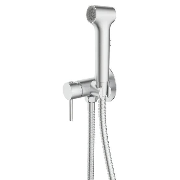 Гигиенический душ Azario Nyons со смесителем, скрытый монтаж, шланг 150 см, сатин (AZ-KFX02BN)