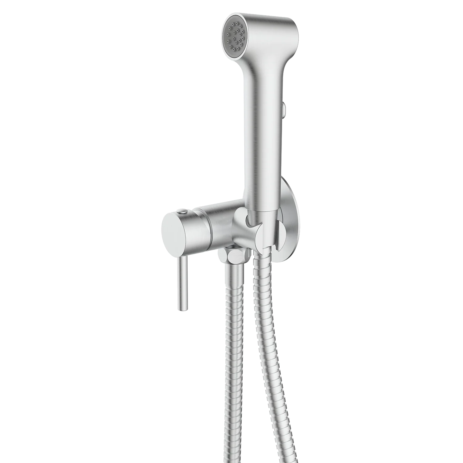 Гигиенический душ Azario Nyons со смесителем, скрытый монтаж, шланг 150 см, сатин (AZ-KFX02BN) — фото №1