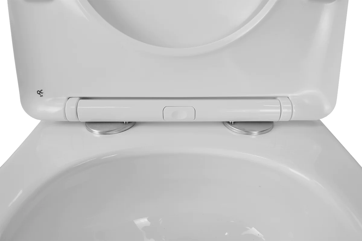 Унитаз подвесной Loranto ESTER 360х485х320 с системой смыва «Tornado», в комплекте с быстросъемным сиденьем микролифт, дюропласт (87265) — фото №8