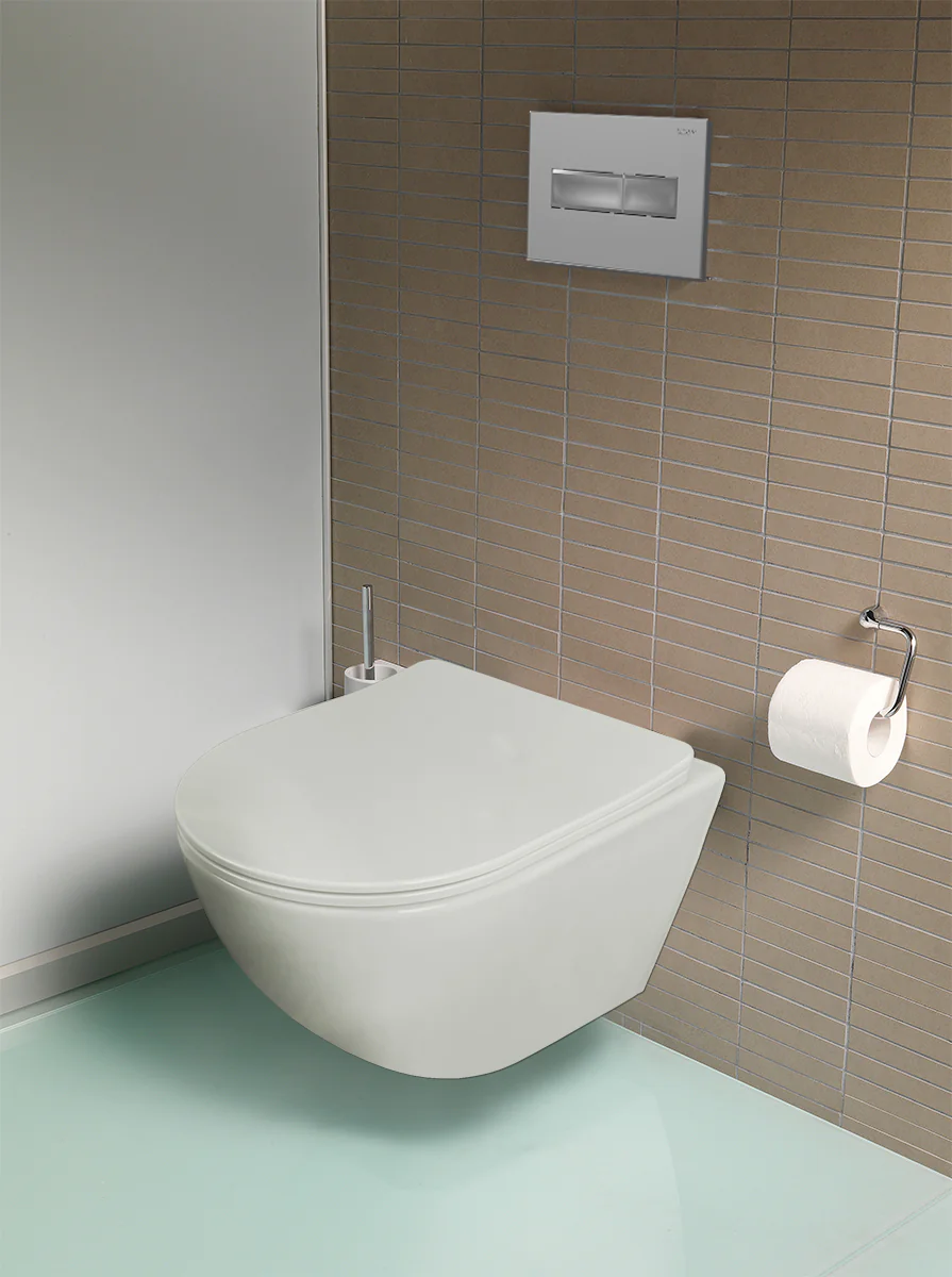 Унитаз подвесной Loranto ESTER 360х485х320 с системой смыва «Tornado», в комплекте с быстросъемным сиденьем микролифт, дюропласт (87265) — фото №13