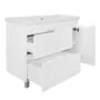 Комплект Тумба Azario KANTRI 100/2Н 1005х455х870 напольная, с раковиной Фостер 100, белый глянец (CS00097259) — фото №2