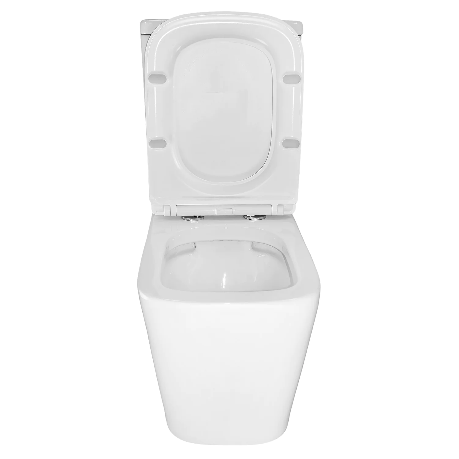 Унитаз-компакт Azario SAVIA 370х640х810 напольный, безободковый, система смыва Rimless, с быстросъемным сиденьем «Микролифт» (AZ-8303D-s) — фото №5