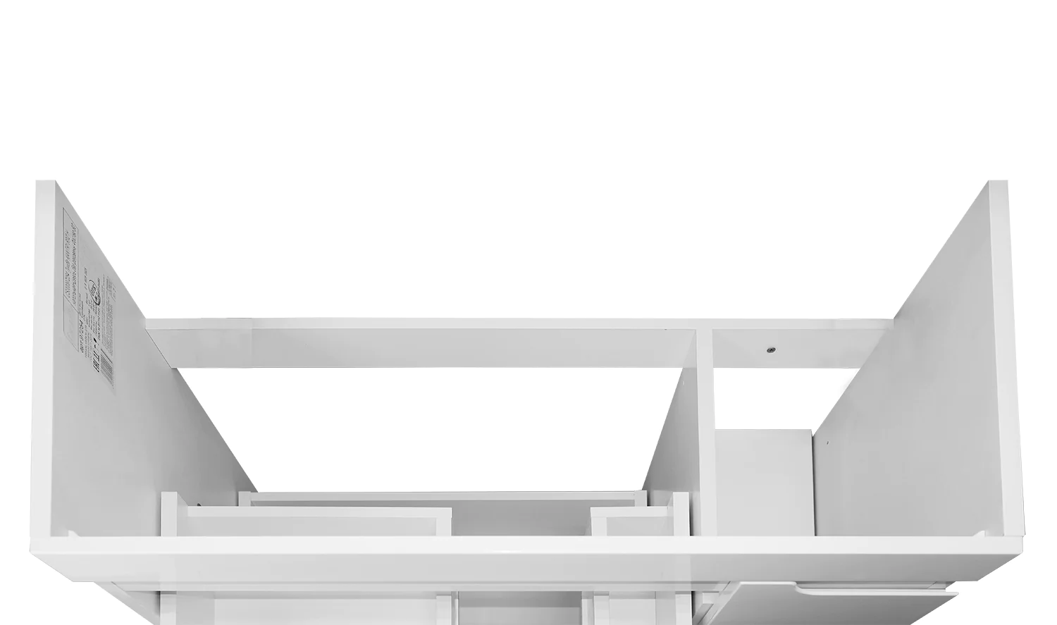 Комплект Тумба Azario KANTRI 80/2Н 800х460х870 напольная, с раковиной Фостер 80, белый глянец (CS00097254) — фото №5