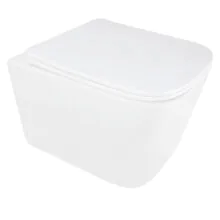 Унитаз подвесной Azario AIRA 340х485х365 безободковый, система смыва «Скрытое Торнадо», с быстросъемным сиденьем «Микролифт» (AZ-5171T-WHT)