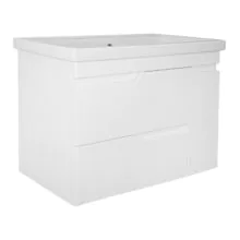 Комплект Тумба Azario KANTRI 80/2 800х460х650 подвесная, с раковиной Фостер 80, белый глянец (CS00097253)