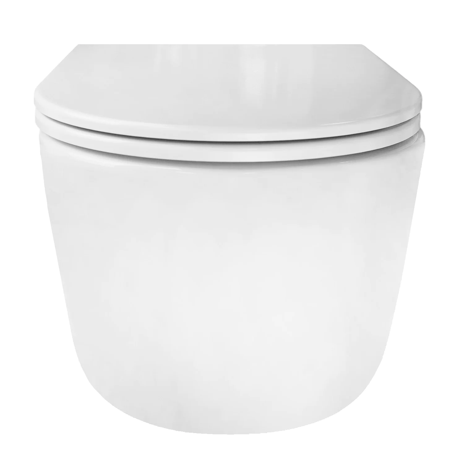 Унитаз подвесной Azario NATA 360х515х350 безободковый, система смыва «Скрытое Торнадо», с быстросъемным сиденьем «Микролифт» (AZ-5102T-WHT) — фото №3