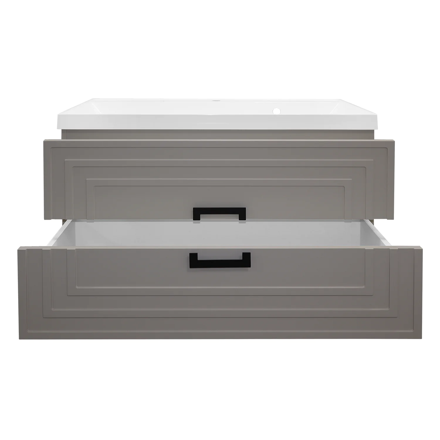 Комплект Тумба Azario ARMARIO 100/2 1000х450х585 подвесная, с раковиной CLASSIK 100, кашемир (CS00096973) — фото №4