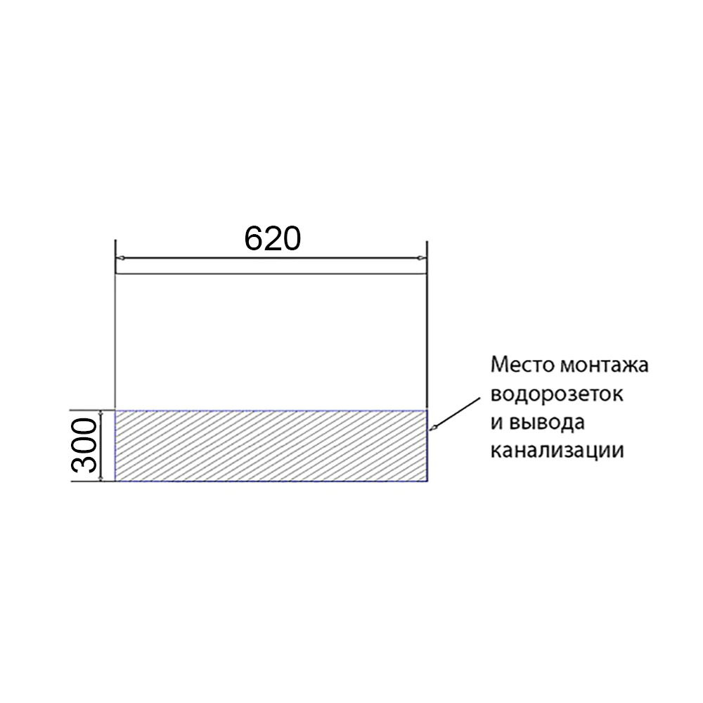 Комплект Тумба Azario KANTRI 70/2 700х460х645 подвесная, с раковиной Фостер 70, белый глянец (CS00097251) — фото №9