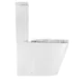 Унитаз-компакт Azario SAVIA 370х640х810 напольный, безободковый, система смыва Rimless, с быстросъемным сиденьем «Микролифт» (AZ-8303D-s) — фото №13