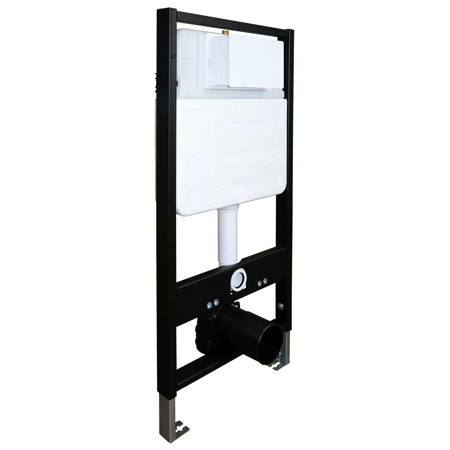 Сет: Инсталляция для подвесного унитаза AZARIO FORTE + подвесной унитаз Azario Grado безободковый, слив «скрытое Торнадо + Кнопка смыва AZARIO FORTE хром глянцевый (AZ-100-100F+AZ-0046-UQ3+AZ-100-002F) — фото №2