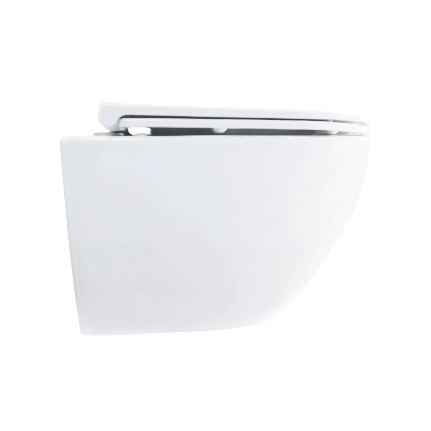 Унитаз подвесной Azario RUMBA 360х520х365 безободковый, система смыва «Скрытое Торнадо», с быстросъемным сиденьем «Микролифт» (AZ-5175T-WHT) — фото №3