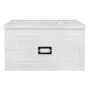 Комплект Тумба Azario ARMARIO 90/2 900х450х585 подвесная, с раковиной CLASSIK 90, белый глянцевый (CS00096962) — фото №3