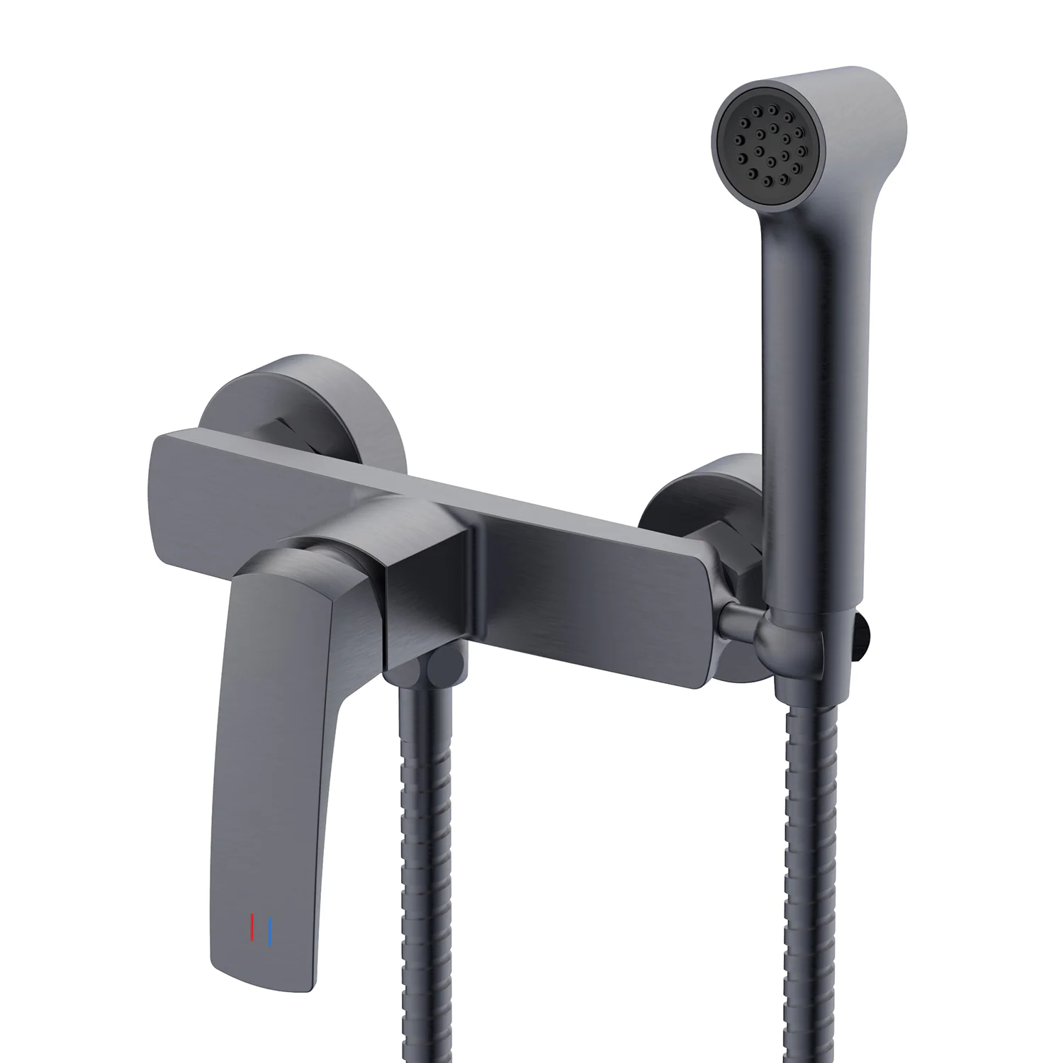 Гигиенический душ Azario Conda со смесителем, керамический картридж, шланг 150 см, графит (AZ-K2511GR) — фото №2