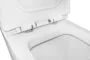 Унитаз-моноблок Azario RAYO 355х685х775 безободковый,с системой смыва Rimless, с быстросъемным сиденьем микролифт (AZ-6385) — фото №10