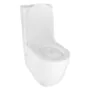 Унитаз-компакт Azario RIANO 355х620х790 напольный, безободковый, слив «Торнадо» с быстросъемным сиденьем «Микролифт» (AZ-1307A) — фото №3