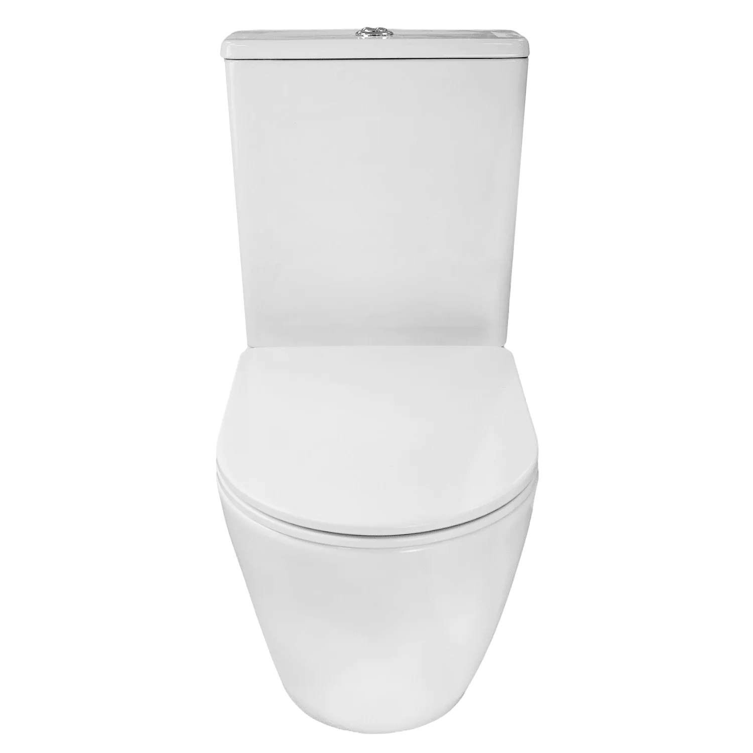 Унитаз-компакт Azario LEVITA 630х385х815 напольный, безободковый, система смыва «Скрытое Торнадо», с быстросъемным сиденьем «Микролифт» ( AZ-2903T) — фото №4