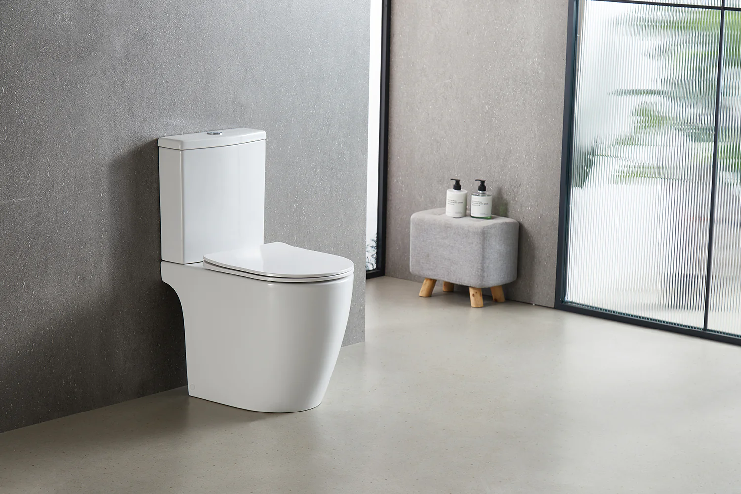 Унитаз-компакт Azario LEO TORNADO FLUSHING 360х595х820 напольный, безободковый, слив «Торнадо», в комплекте с быстросъемным сиденьем микролифт (AZ-1253CT) — фото №10