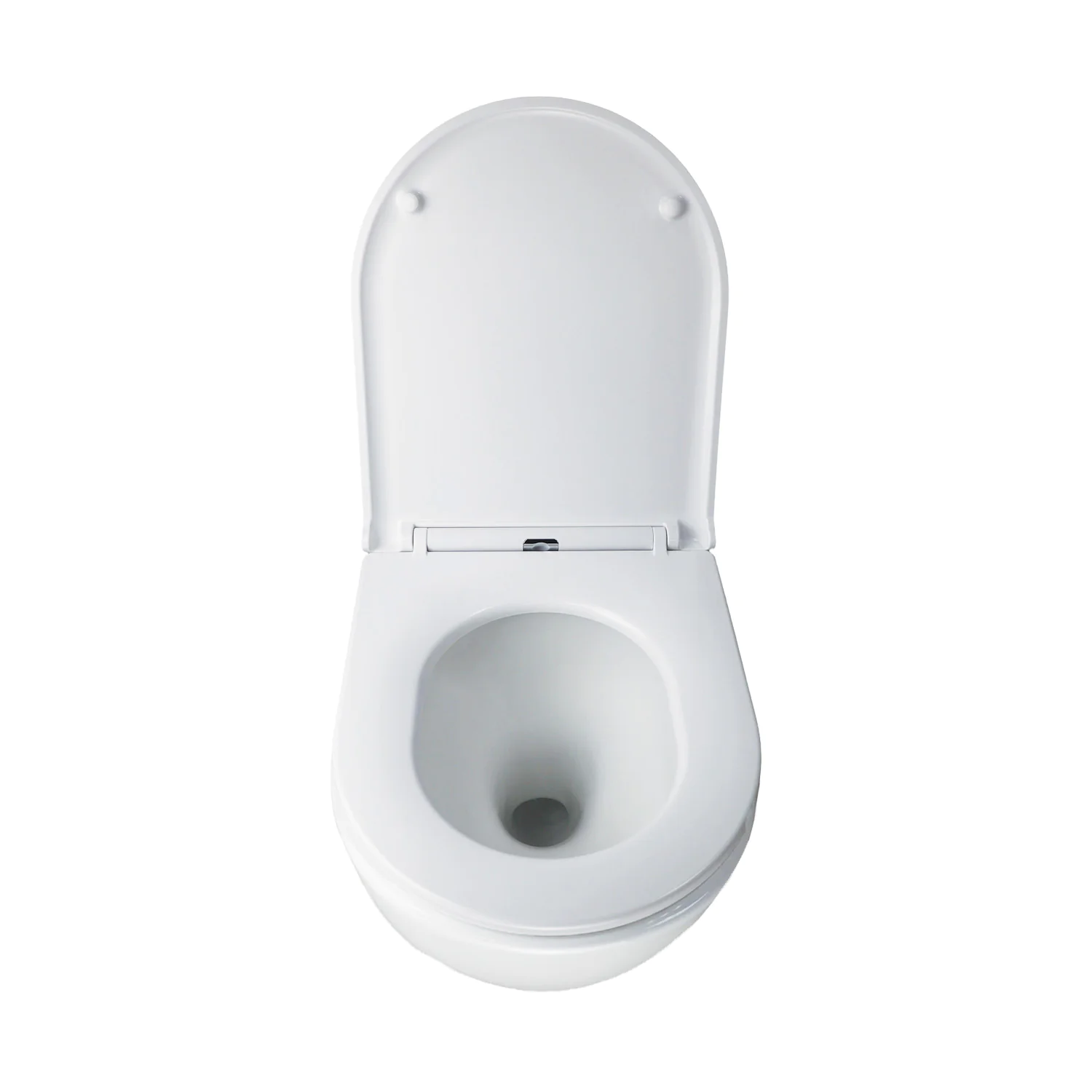 Унитаз подвесной Azario ADAGIO 360х485х365 безободковый, система смыва «Скрытое Торнадо», с быстросъемным сиденьем «Микролифт» (AZ-5177T-WHT) — фото №4