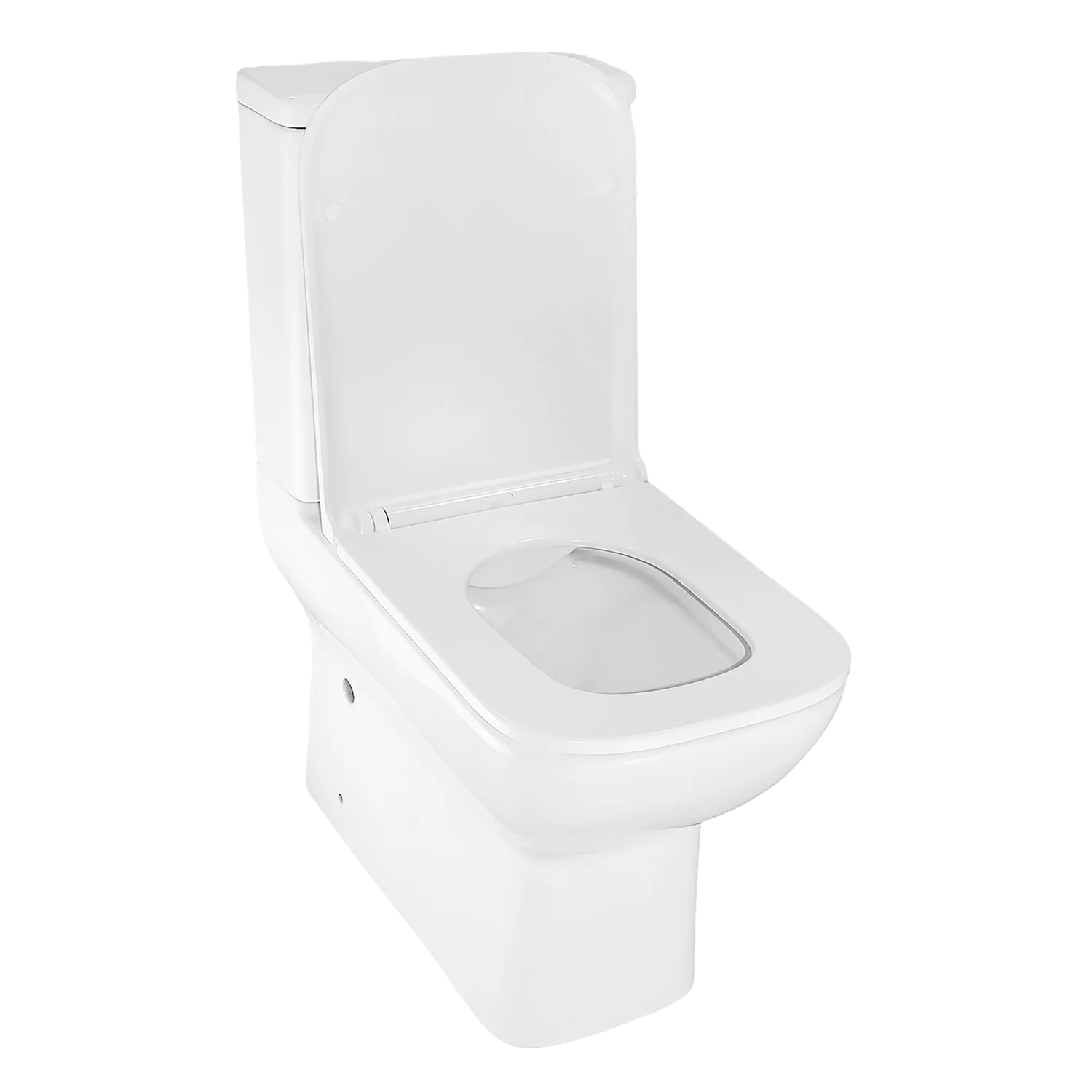 Унитаз-компакт Azario VARO 365х615х805 напольный, безободковый,с быстросъемным сиденьем Микролифт, дюропласт (AZ-2171-1) — фото №3