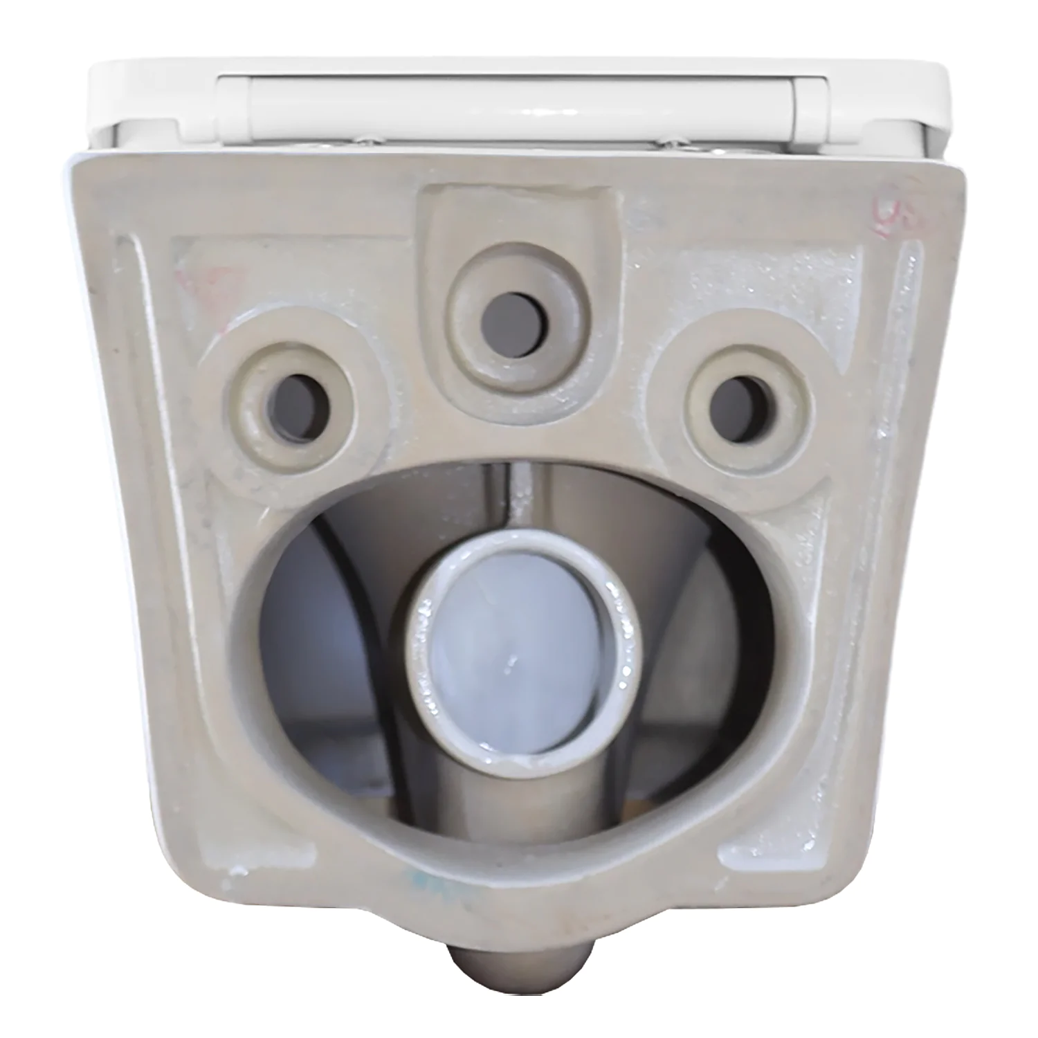 Унитаз подвесной Azario Vesper 360х510х365 безободковый, слив «Скрытое Торнадо», с быстросъемным сиденьем микролифт (AZ-1373WH) — фото №12