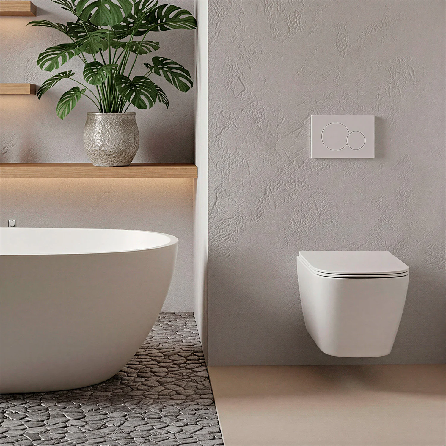 Унитаз подвесной Azario AIRA 340х485х365 безободковый, система смыва «Скрытое Торнадо», с быстросъемным сиденьем «Микролифт» (AZ-5171T-WHT) — фото №13